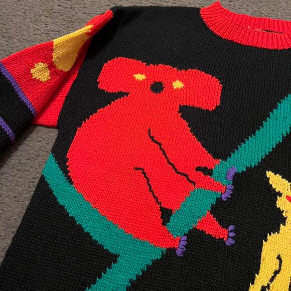 Vintage Australia Koala & Kangaroo Graphic Sweater - Picture 7 of 8